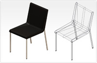 Boomerang chair_black